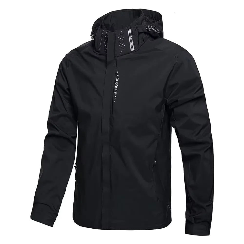 Kurtka Męska | Zamek na całej długości i krój do bioder - Arkadya Outlet - Jackets