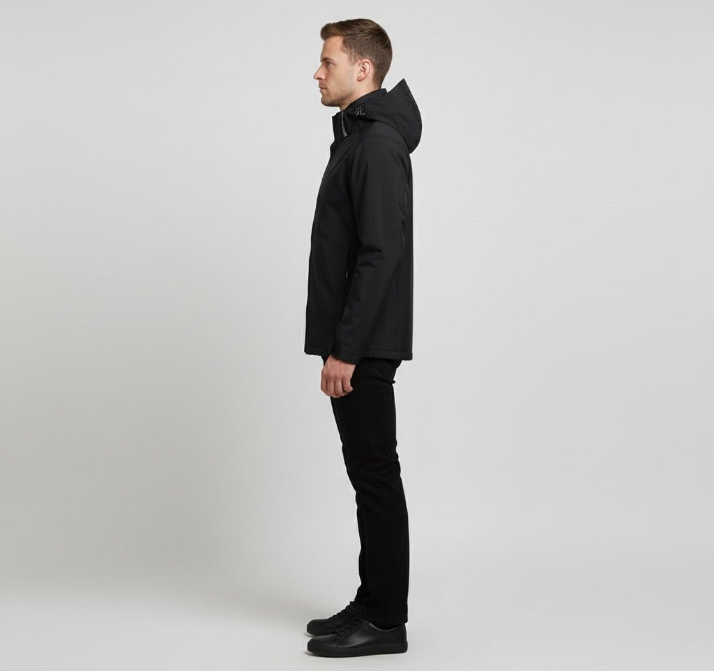 Kurtka Męska | Zamek na całej długości i krój do bioder - Arkadya Outlet - Jackets