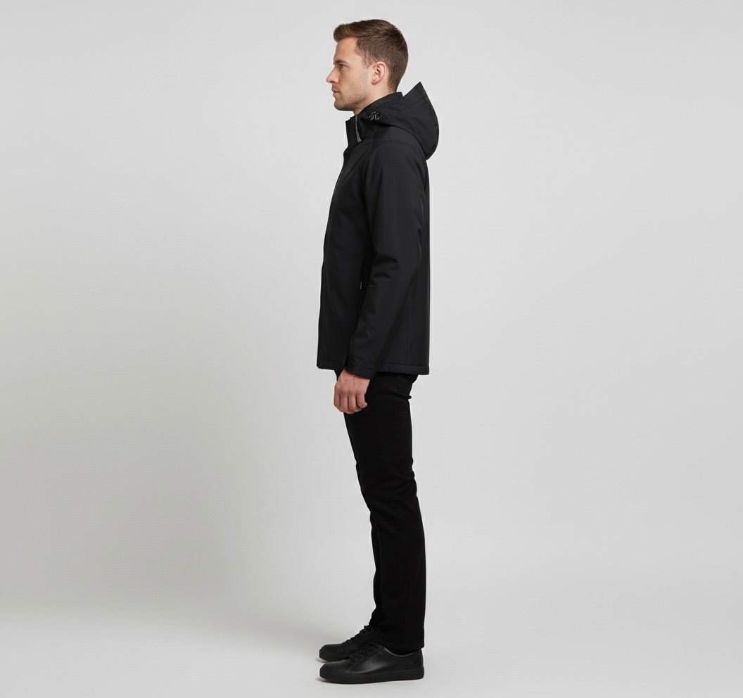Kurtka Męska | Zamek na całej długości i krój do bioder - Arkadya Outlet - Jackets