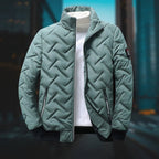 Kurtka Męska | Zamek Na Całej Długości Z Polarową Podszewką - Arkadya Outlet - Jackets