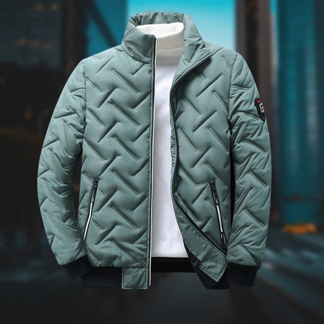 Kurtka Męska | Zamek Na Całej Długości Z Polarową Podszewką - Arkadya Outlet - Jackets