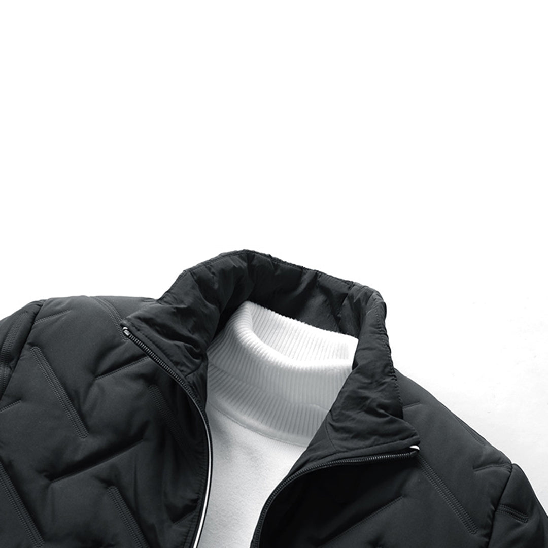 Kurtka Męska | Zamek Na Całej Długości Z Polarową Podszewką - Arkadya Outlet - Jackets