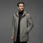 Kurtka Męska Zimowa | Kaptur i Pełne Zamknięcie na Zamek - Arkadya Outlet - Jackets