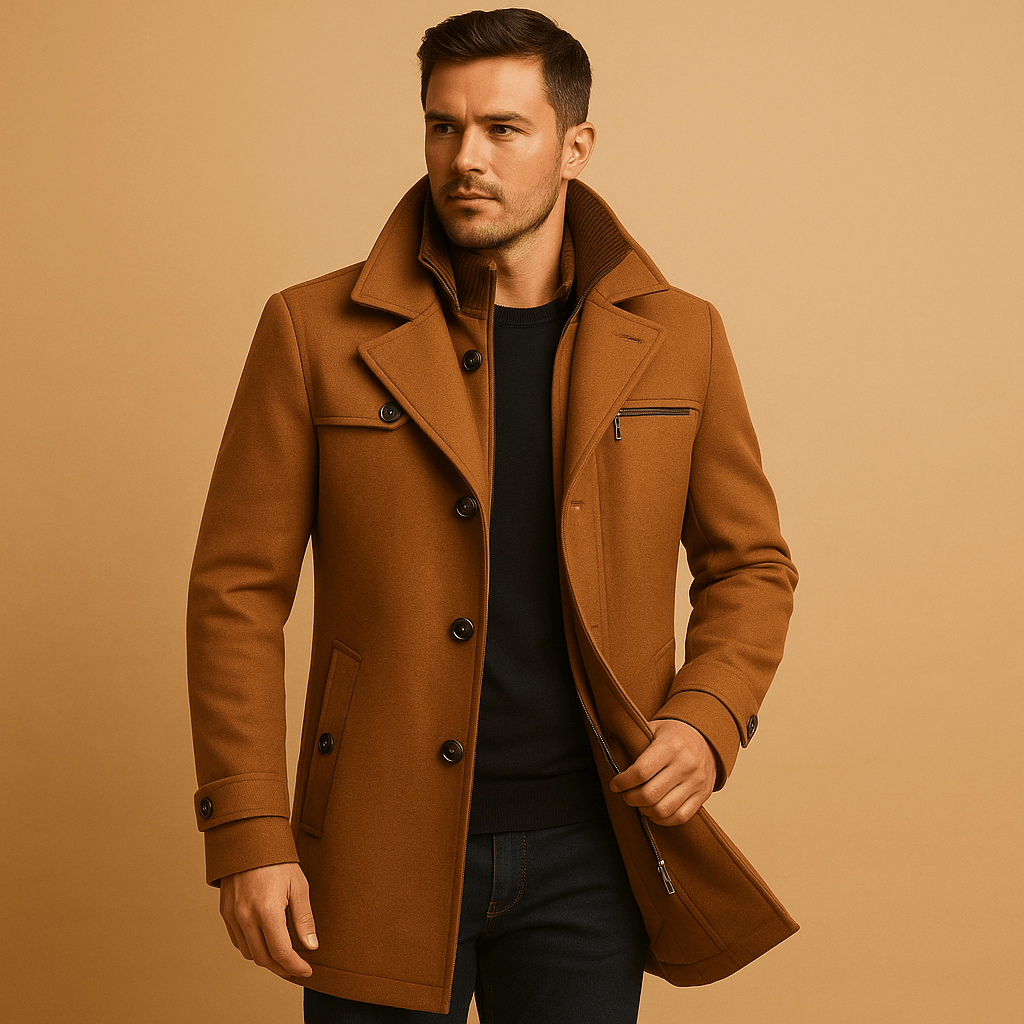 Kurtka Męska Zimowa | Wodoodporna z Regulowanymi Mankietami - Arkadya Outlet - Jackets
