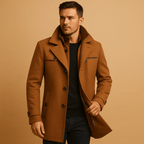 Kurtka Męska Zimowa | Wodoodporna z Regulowanymi Mankietami - Arkadya Outlet - Jackets