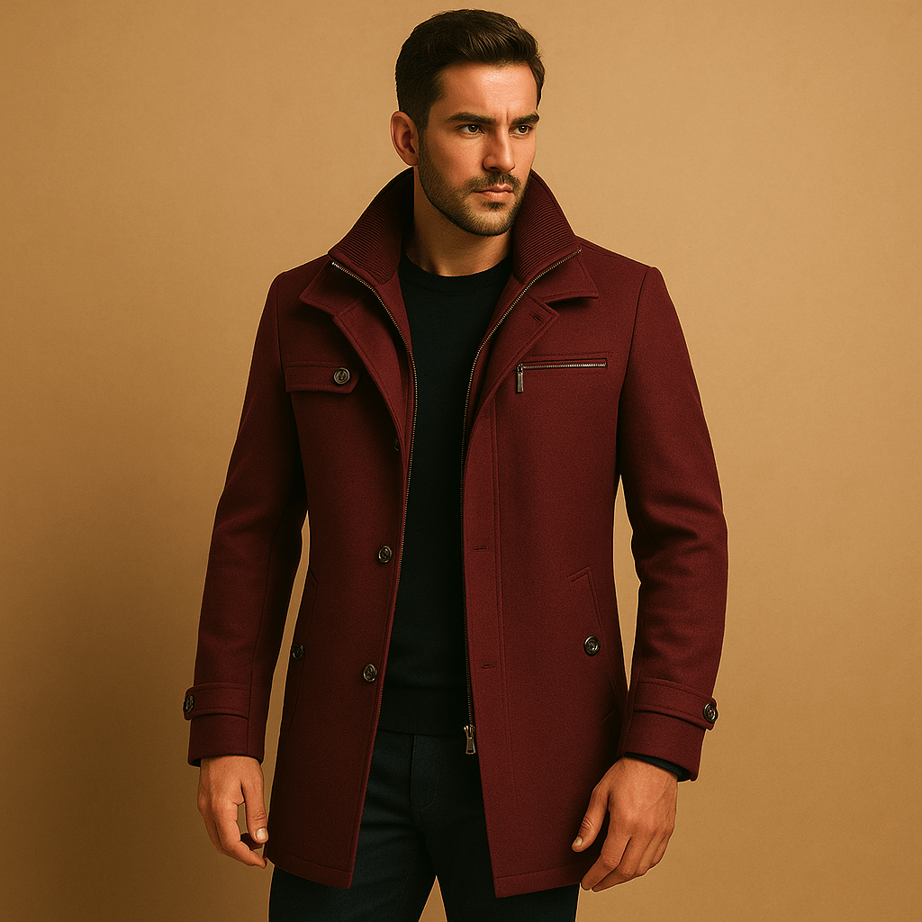 Kurtka Męska Zimowa | Wodoodporna z Regulowanymi Mankietami - Arkadya Outlet - Jackets
