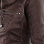 Kurtka Motocyklowa Damska | Dopasowany Krój z Odpinana Kapturem - Arkadya Outlet - Jackets