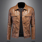 Kurtka Motocyklowa dla Mężczyzn | Dopasowany Krój z Zamkiem - Arkadya Outlet - Jackets