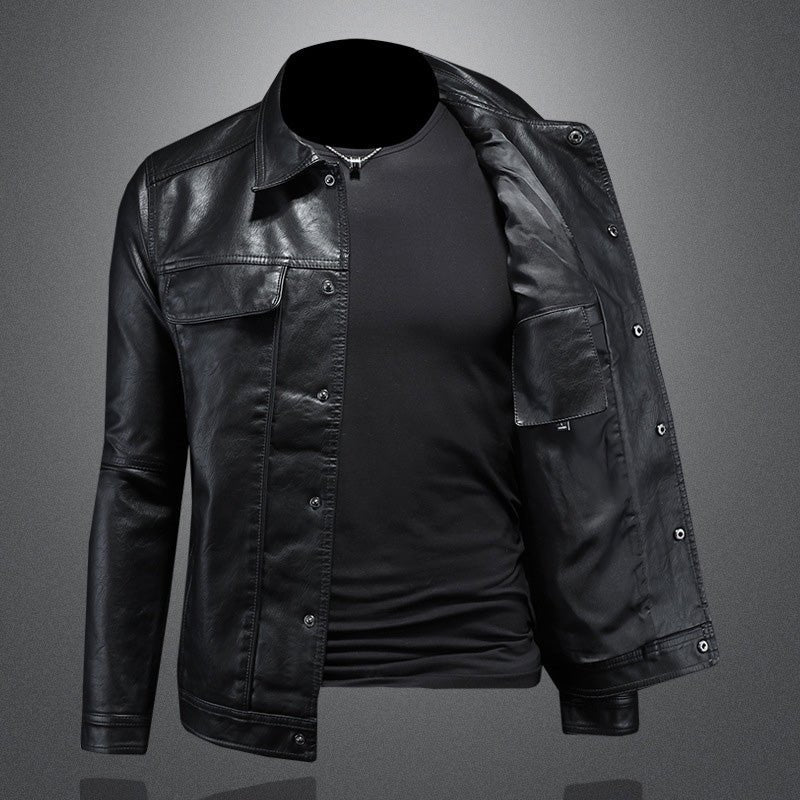 Kurtka Motocyklowa dla Mężczyzn | Dopasowany Krój z Zamkiem - Arkadya Outlet - Jackets