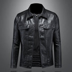 Kurtka Motocyklowa dla Mężczyzn | Dopasowany Krój z Zamkiem - Arkadya Outlet - Jackets