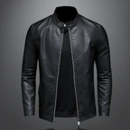 Kurtka Motocyklowa Męska | Dopasowany Krój z Zamkiem z Przodu - Arkadya Outlet - Jackets