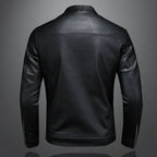 Kurtka Motocyklowa Męska | Dopasowany Krój z Zamkiem z Przodu - Arkadya Outlet - Jackets