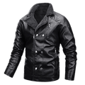 Kurtka motocyklowa męska zamek regulowane paski jazda - Arkadya Outlet - Men Jacket