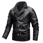 Kurtka motocyklowa męska zamek regulowane paski jazda - Arkadya Outlet - Men Jacket