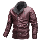 Kurtka motocyklowa męska zamek regulowane paski jazda - Arkadya Outlet - Men Jacket