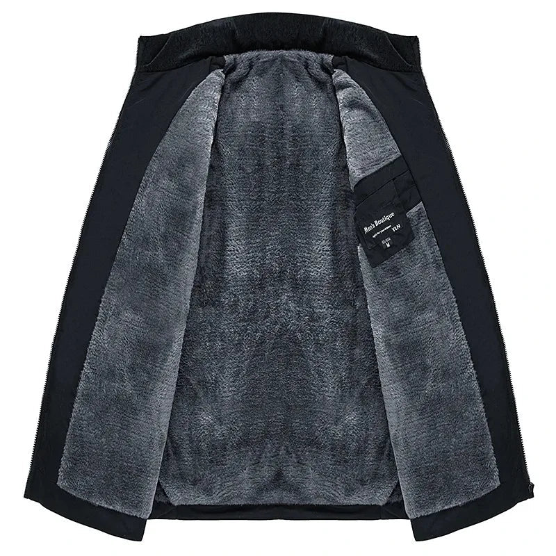 Kurtka Narciarska dla Mężczyzn | Pikowana z Zamkiem na Całej Długości - Arkadya Outlet - Jackets