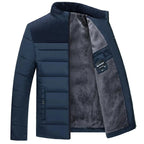 Kurtka Narciarska dla Mężczyzn | Pikowana z Zamkiem na Całej Długości - Arkadya Outlet - Jackets