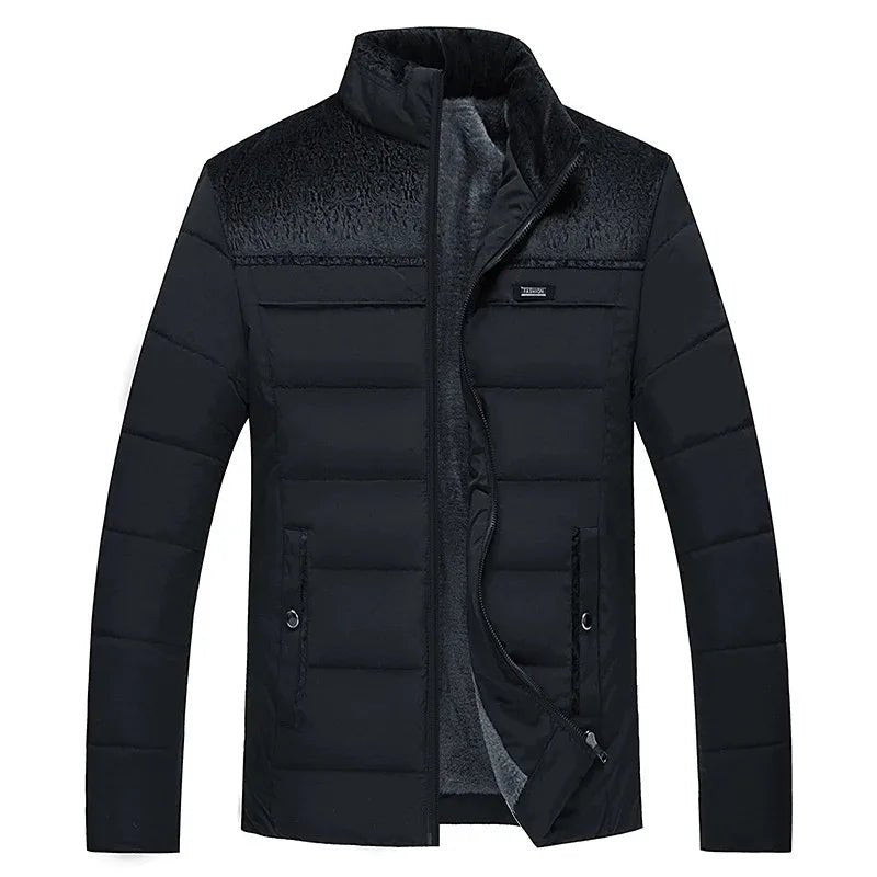 Kurtka Narciarska dla Mężczyzn | Pikowana z Zamkiem na Całej Długości - Arkadya Outlet - Jackets