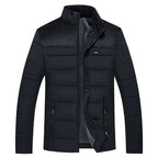 Kurtka Narciarska dla Mężczyzn | Pikowana z Zamkiem na Całej Długości - Arkadya Outlet - Jackets
