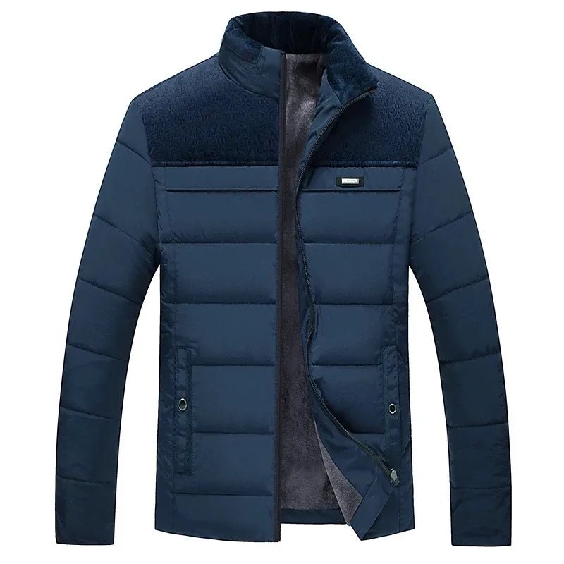 Kurtka Narciarska dla Mężczyzn | Pikowana z Zamkiem na Całej Długości - Arkadya Outlet - Jackets