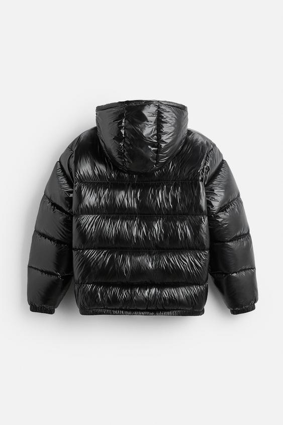 Kurtka Puchowa Męska | Luźny Krój z Pikowaną Podszewką - Arkadya Outlet - Jackets