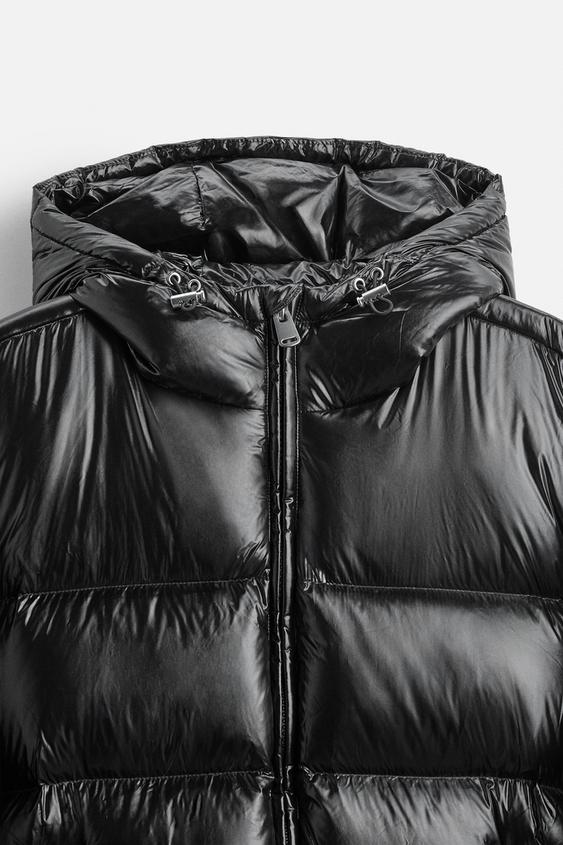 Kurtka Puchowa Męska | Luźny Krój z Pikowaną Podszewką - Arkadya Outlet - Jackets