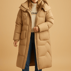 Kurtka Zimowa Damska | Dopasowany Krój z Kieszeniami - Arkadya Outlet - Jackets