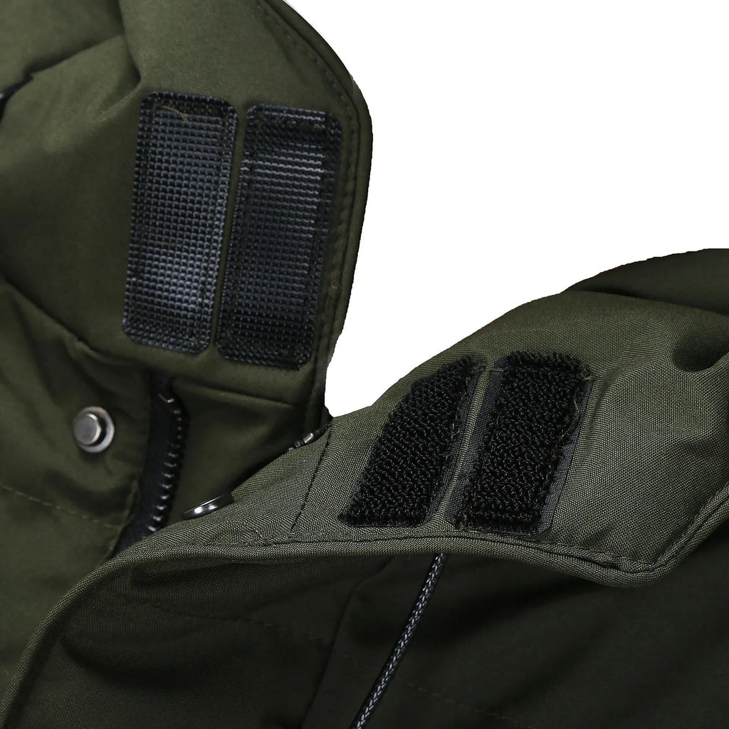 Kurtka Zimowa Męska | Długa z Odpinany Kapturem na Chłodne Dni - Arkadya Outlet - Jackets