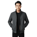Kurtka Zimowa Męska Stójka Z Zapięciem Guzikowym Przodem - Arkadya Outlet - Men Jacket