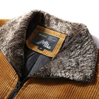 Kurtka Zimowa Męska | Wiatroodporna z Suwakiem na Całej Długości - Arkadya Outlet - Jackets