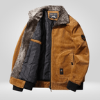 Kurtka Zimowa Męska | Wiatroodporna z Suwakiem na Całej Długości - Arkadya Outlet - Jackets
