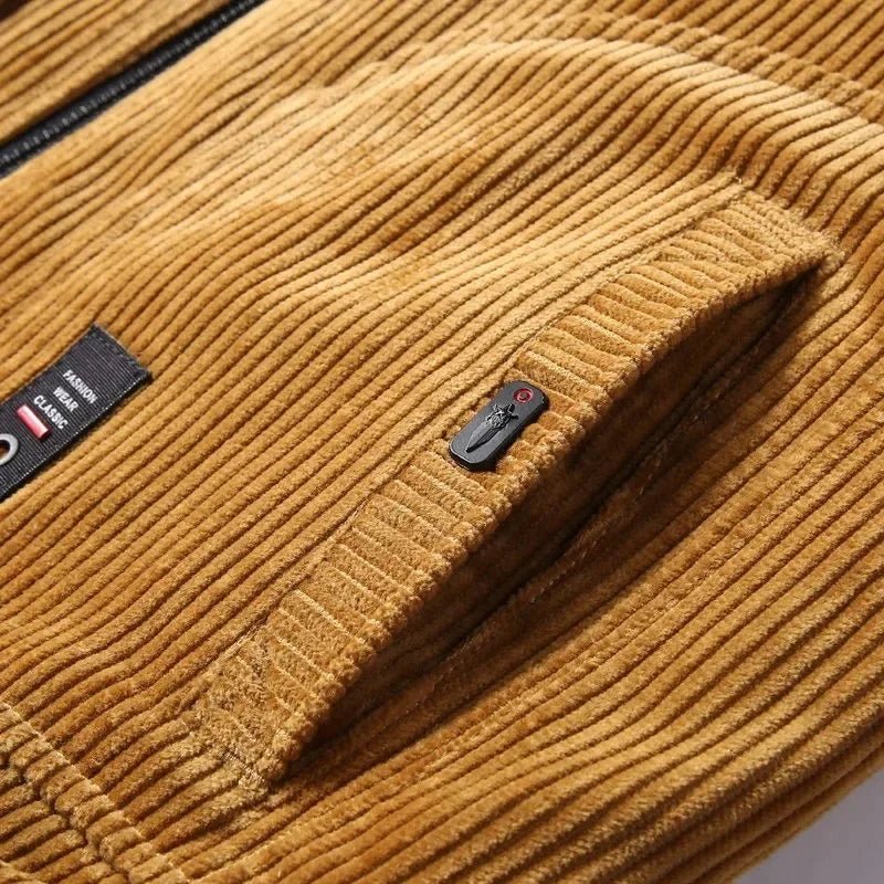 Kurtka Zimowa Męska | Wiatroodporna z Suwakiem na Całej Długości - Arkadya Outlet - Jackets