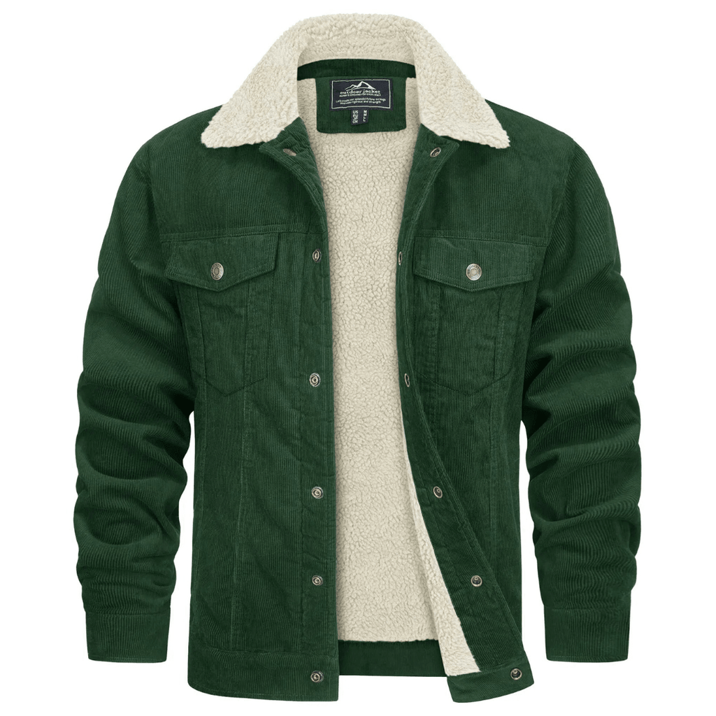 Kurtka Zimowa Męska | Zapięcie na Guziki i Standardowa Długość - Arkadya Outlet - Jackets