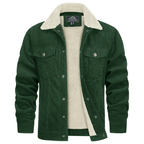 Kurtka Zimowa Męska | Zapięcie na Guziki i Standardowa Długość - Arkadya Outlet - Jackets