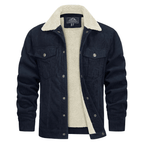 Kurtka Zimowa Męska | Zapięcie na Guziki i Standardowa Długość - Arkadya Outlet - Jackets