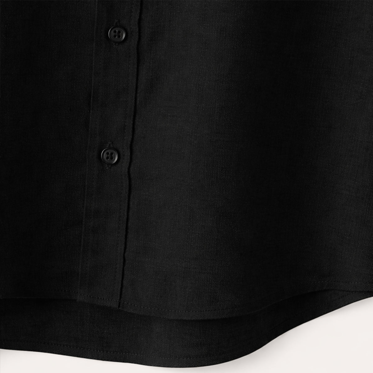Lniana koszula męska oversize – krótki rękaw - Arkadya Outlet - Men Shirt