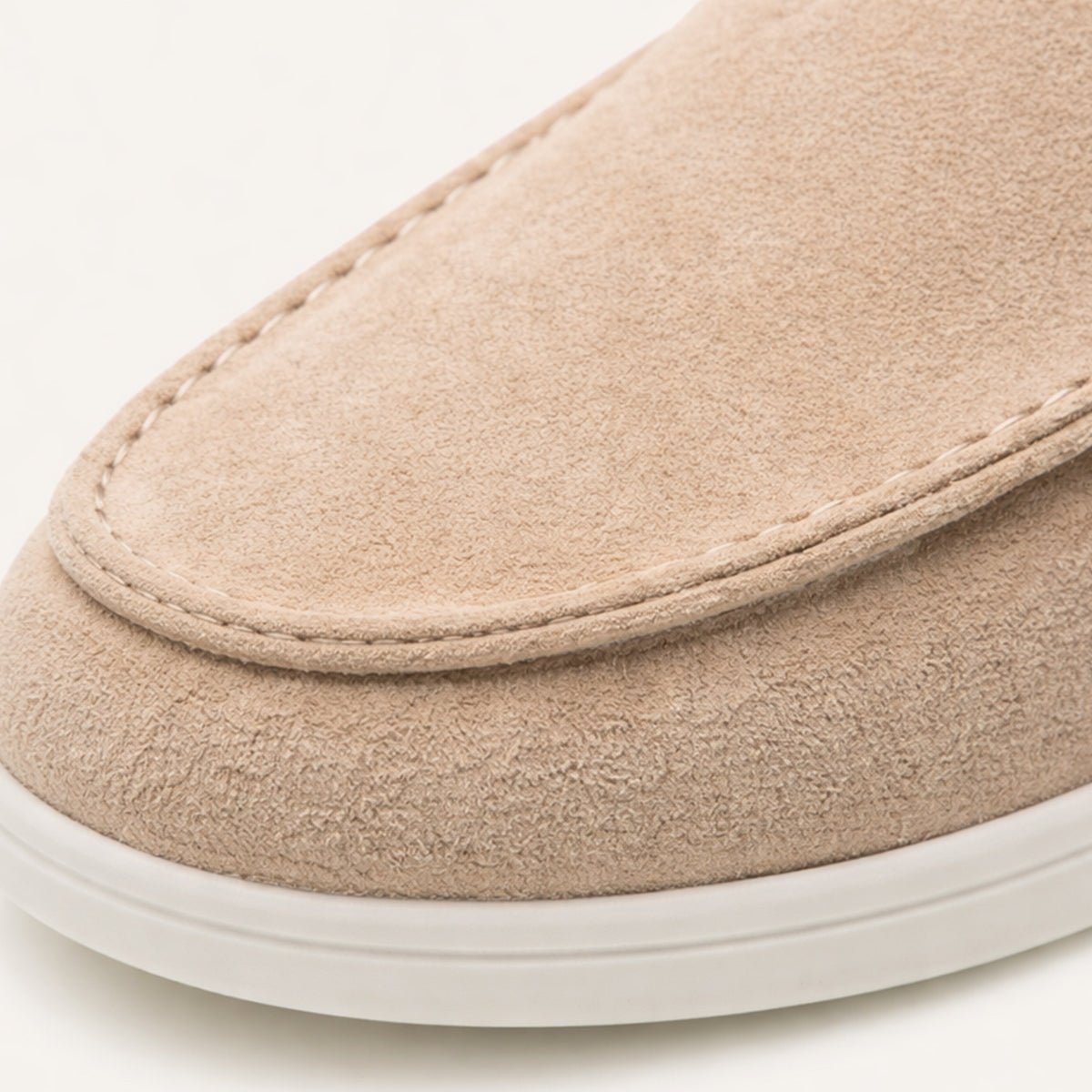 Loafersy męskie wsuwane – dopasowany krój, minimalistyczne - Arkadya Outlet - Men Shoes