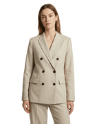 Marynarka damska dopasowana – klapy szpiczaste - Arkadya Outlet - Women Blazer