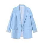 Marynarka damska oversize – długi rękaw, luźny krój - Arkadya Outlet - Women Blazer