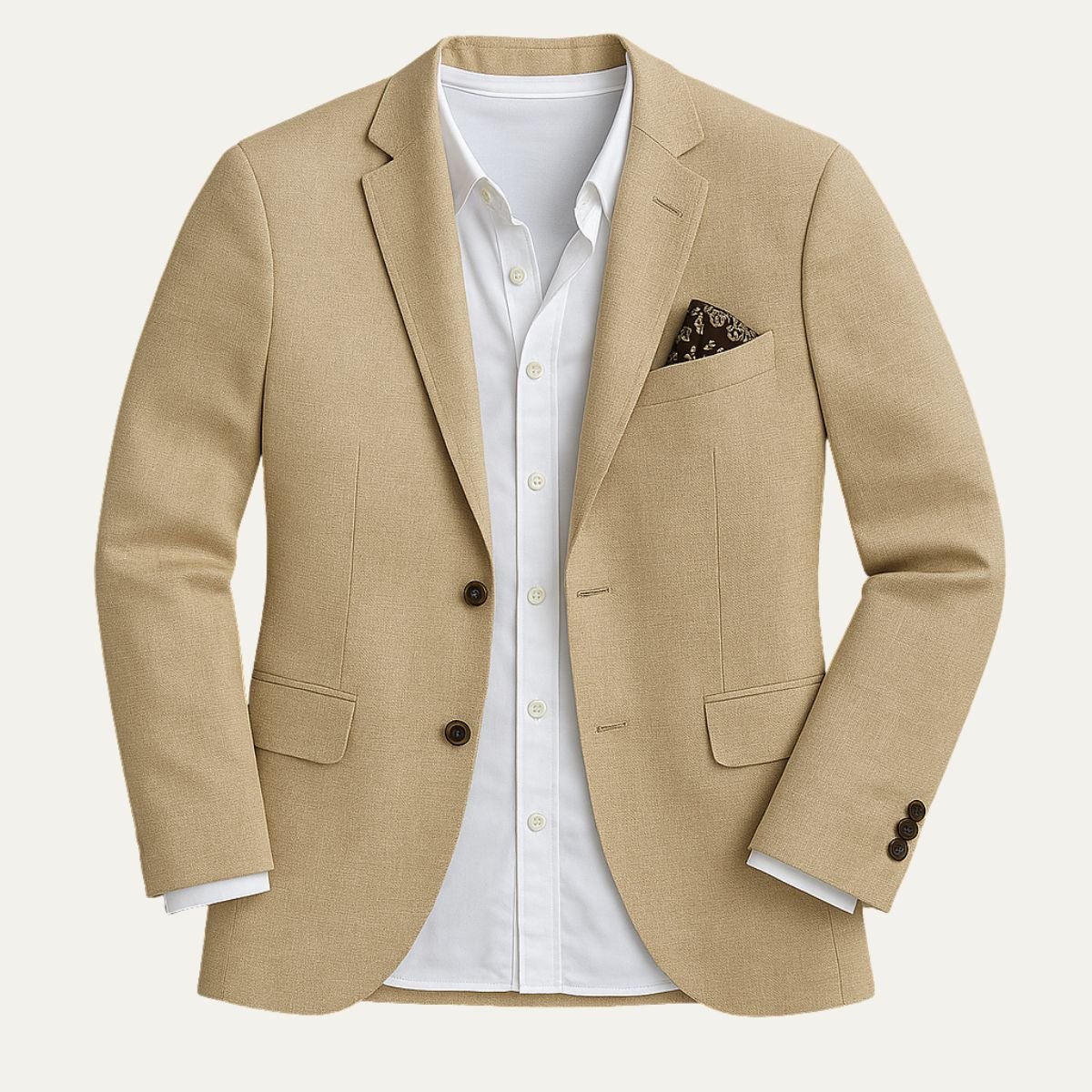 Marynarka męska dopasowana – zapięcie na dwa guziki - Arkadya Outlet - Men Blazer