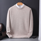 Męska Bluza Dzianinowa | Klasyczny Krój z Okrągłym Dekoltem - Arkadya Outlet - Sweaters
