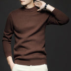 Męska Bluza | Prążkowany Dekolt i Krój do Warstwowego Noszenia - Arkadya Outlet - Sweaters