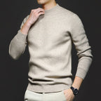 Męska Bluza | Prążkowany Dekolt i Krój do Warstwowego Noszenia - Arkadya Outlet - Sweaters