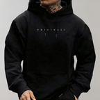 Męska Bluza z Kapturem | Luźny Krój i Kieszeń Kangurka - Arkadya Outlet - Sweaters