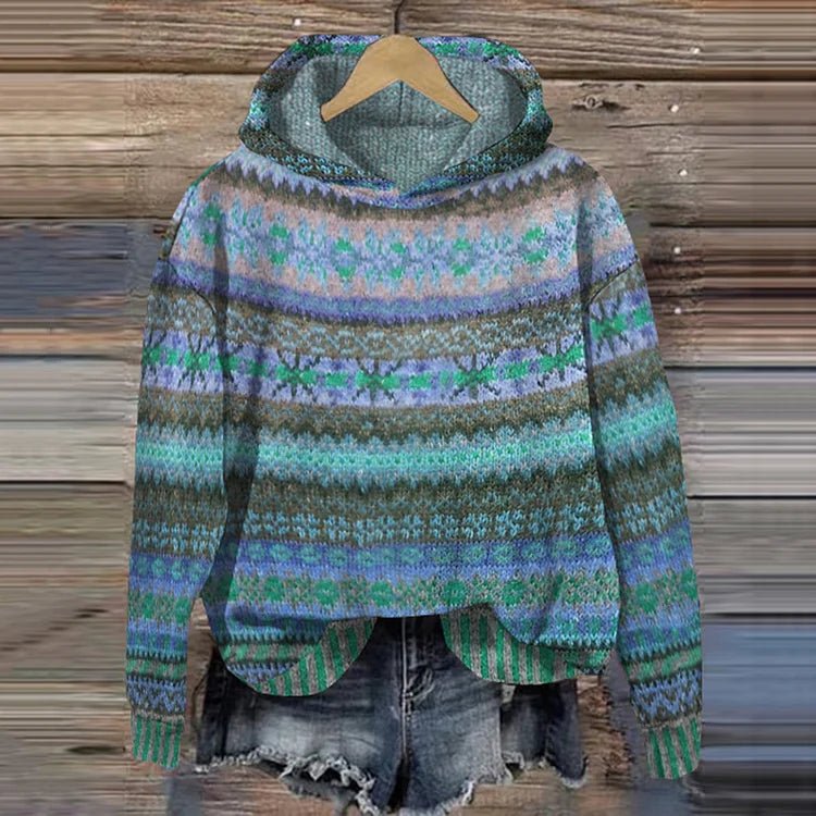 Męska Bluza z Kapturem | Luźny Krój i Swoboda Ruchów - Arkadya Outlet - Sweaters
