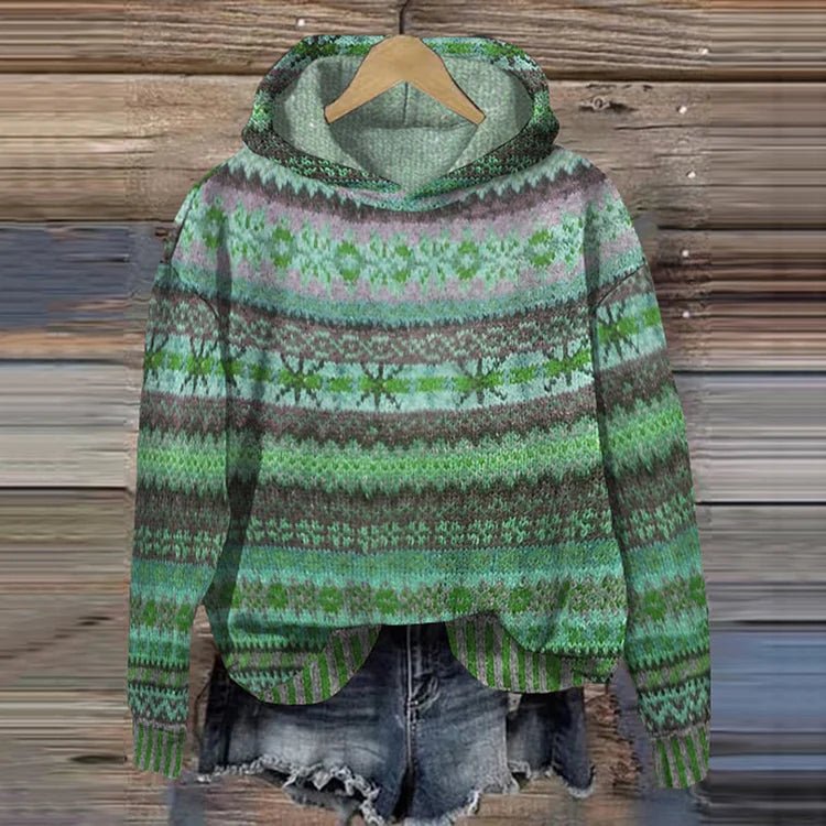 Męska Bluza z Kapturem | Luźny Krój i Swoboda Ruchów - Arkadya Outlet - Sweaters