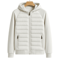 Męska Bluza z Kapturem | Pikowany Krój Dopasowany do Sylwetki - Arkadya Outlet - Sweaters
