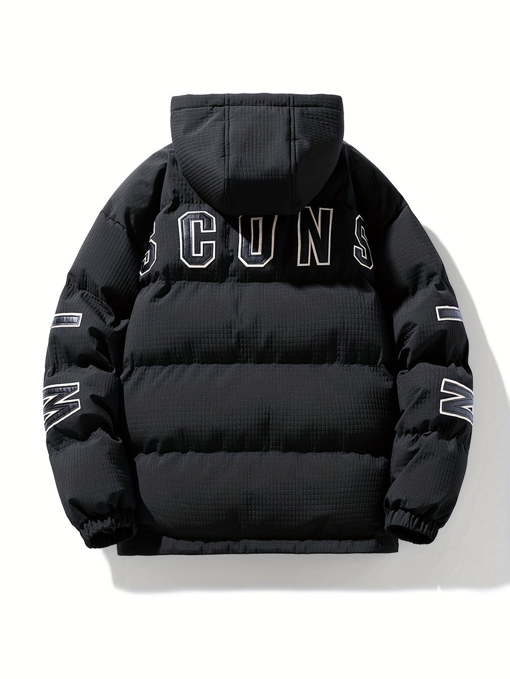 Męska Kurtka Puchowa | Kaptur z Troczkami i Zamkiem z Przodu - Arkadya Outlet - Jackets