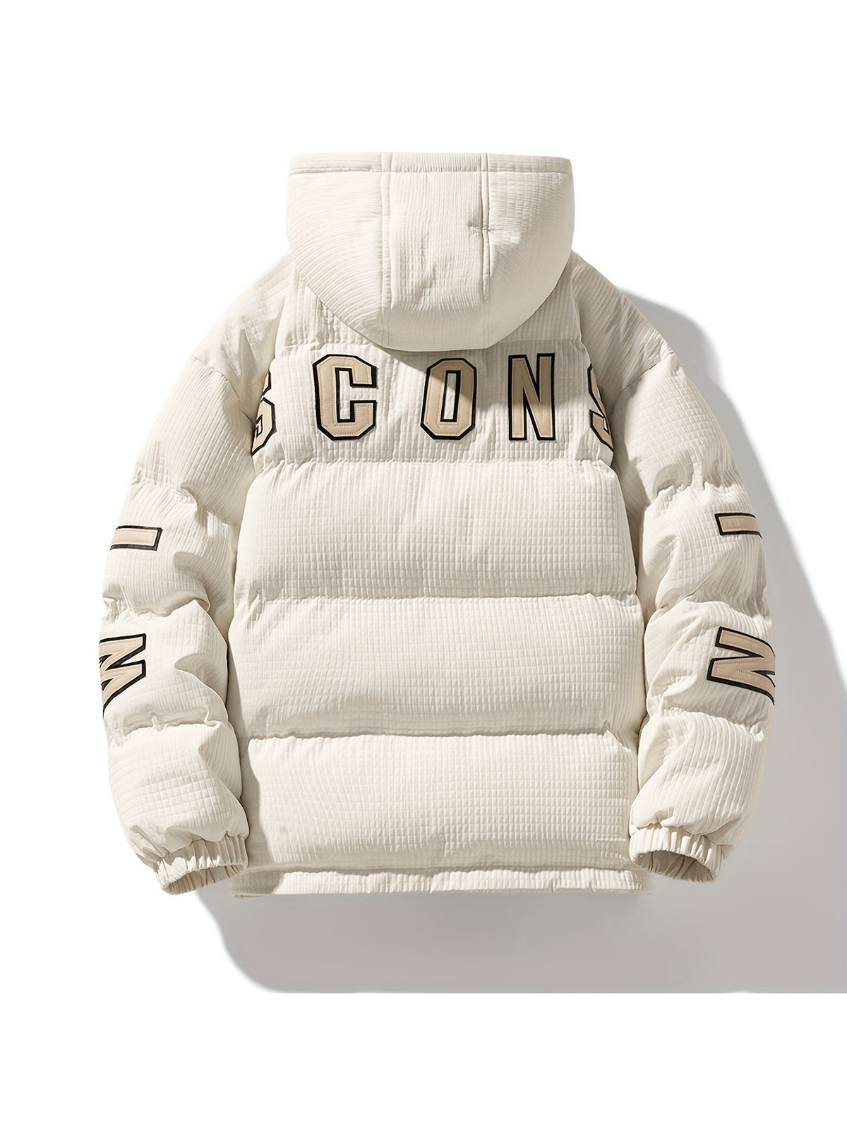 Męska Kurtka Puchowa | Kaptur z Troczkami i Zamkiem z Przodu - Arkadya Outlet - Jackets