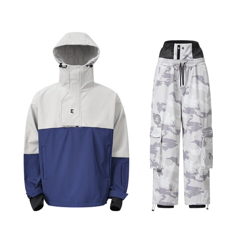 Męski Zestaw Anorak | Kurtka z Kapturem i Spodnie Cargo - Arkadya Outlet - Sets